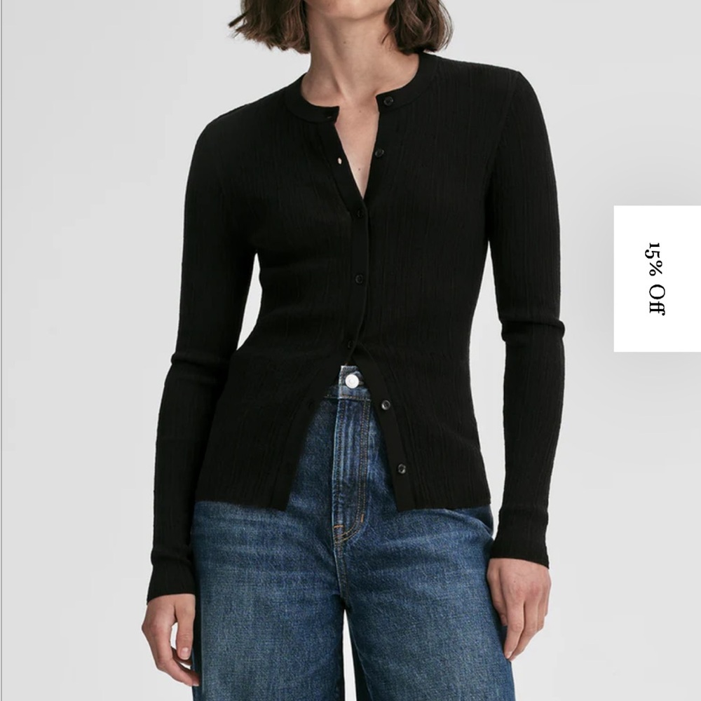 A.L.C. Fisher Cardigan                  Black Women's Sweater New, no tags
